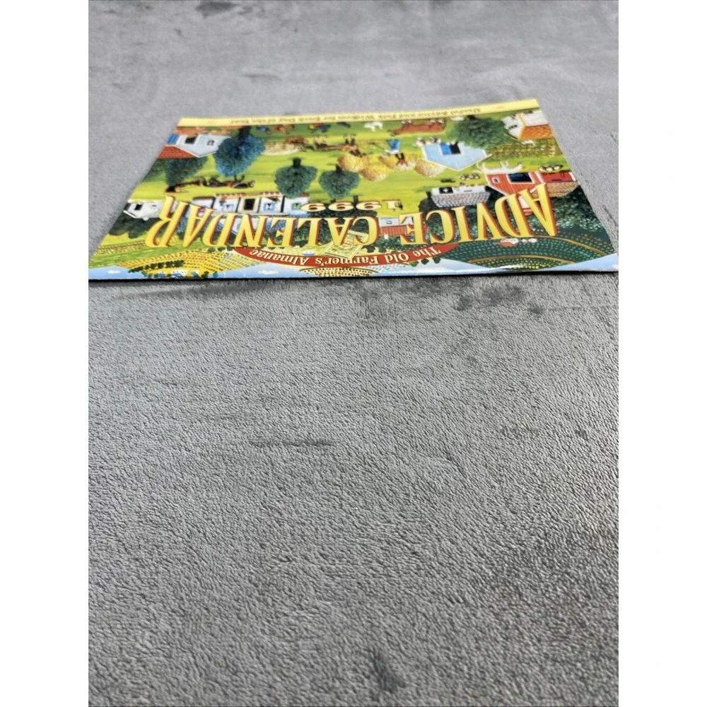 Vintage The Old Farmer's Almanac Calendar of Everyday Advice 1999 Rare Very Good